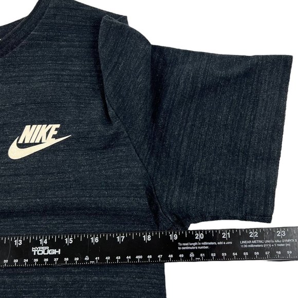 Vintage Nike Single Stitch 50/50 Charcoal Gray Swoosh T-Shirt Men S - Picture 7 of 12